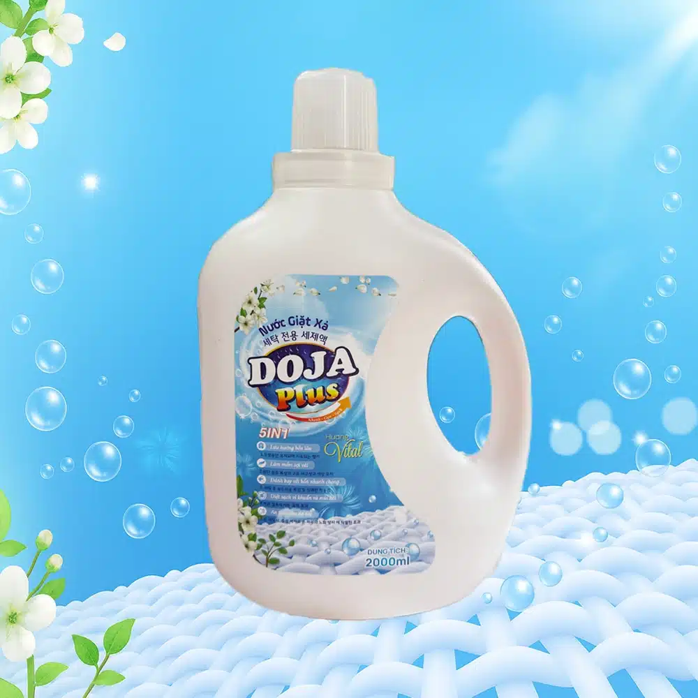 Nước giặt xả DoJa Plus 2L lưu hương lâu, làm sạch nhanh chóng