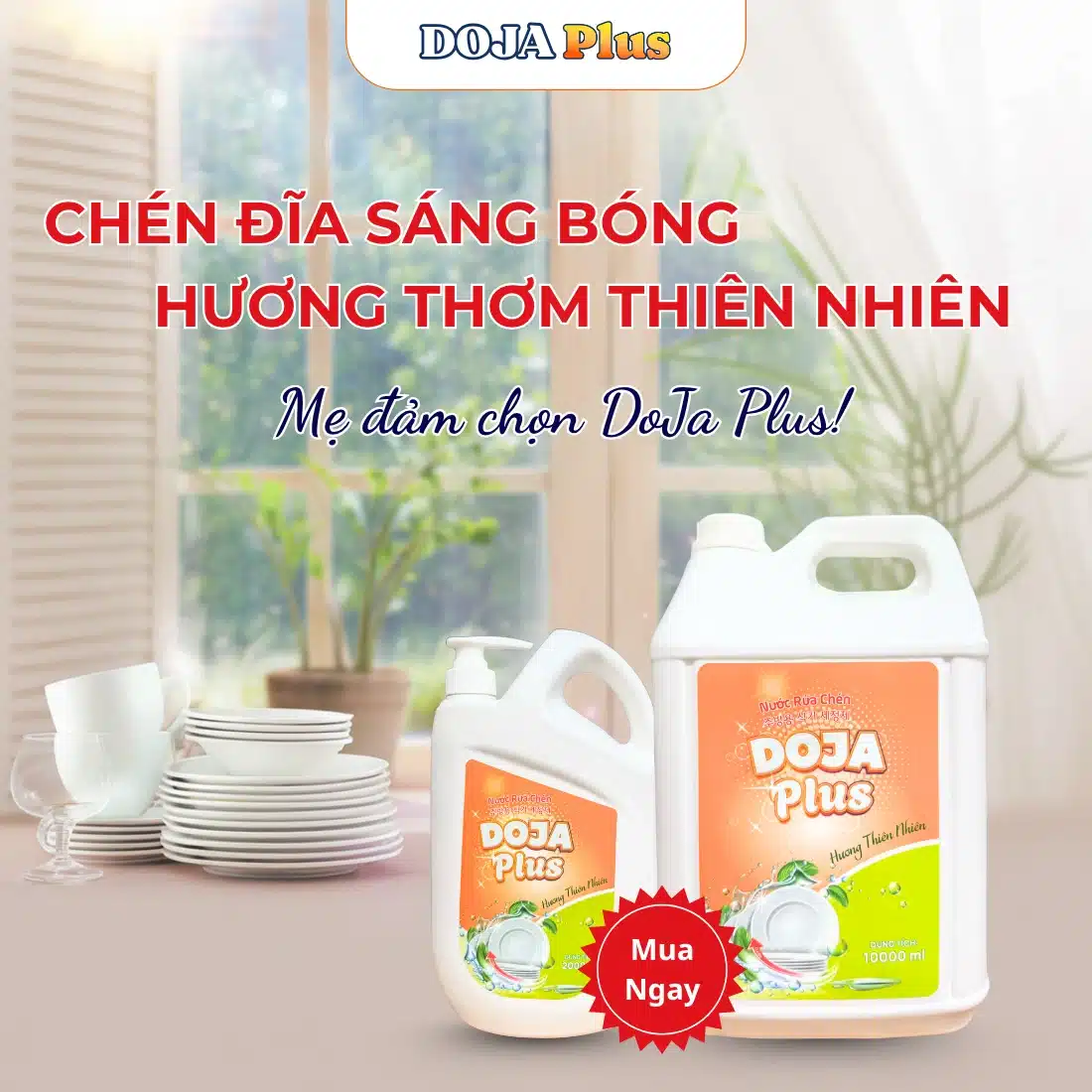 Sỉ nước rửa chén uy tín giá tận xưởng – DoJa Plus công nghệ Hàn Quốc