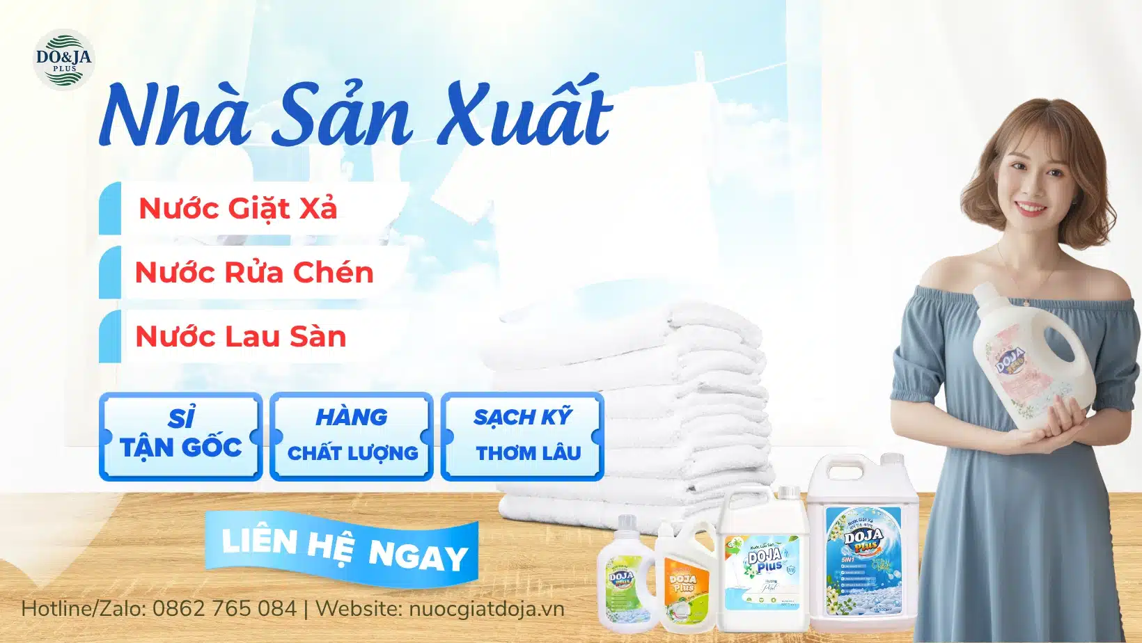 nhà sản xuất nước giặt doja plus, sỉ tận gốc, giá cực tốt