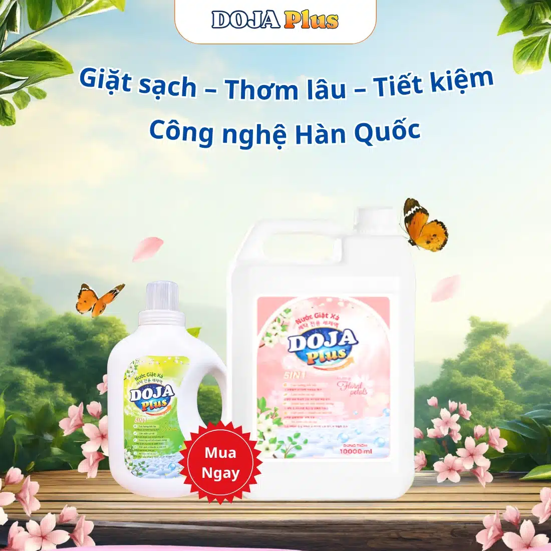 Nước giặt xả doja plus uy tín
